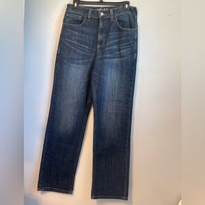 Ariat Relaxed Straight Dark Blue Jeans. Waist measures 30 in. Inseam 31 in NWT